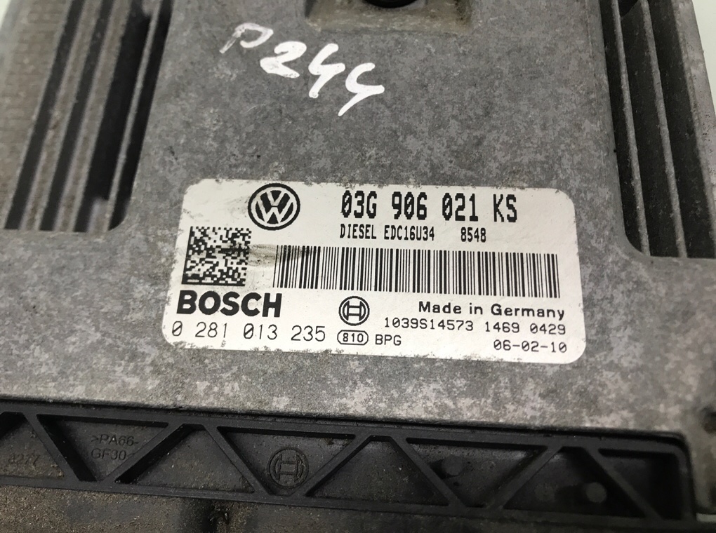 Блок управления двигателем для Volkswagen Golf Plus, 2006 г. 2.0 TDi дизель б/у — фото 6