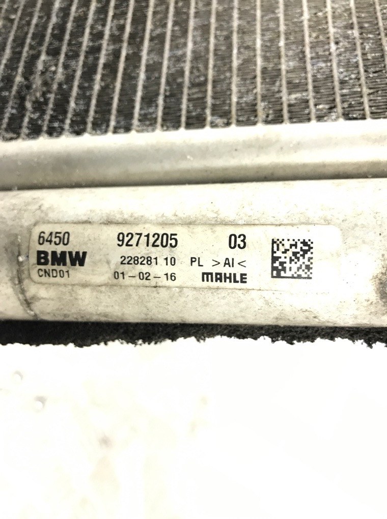 Радиатор кондиционера для BMW 2 F46, 2016 г. 1.5 i бензин б/у — фото 7