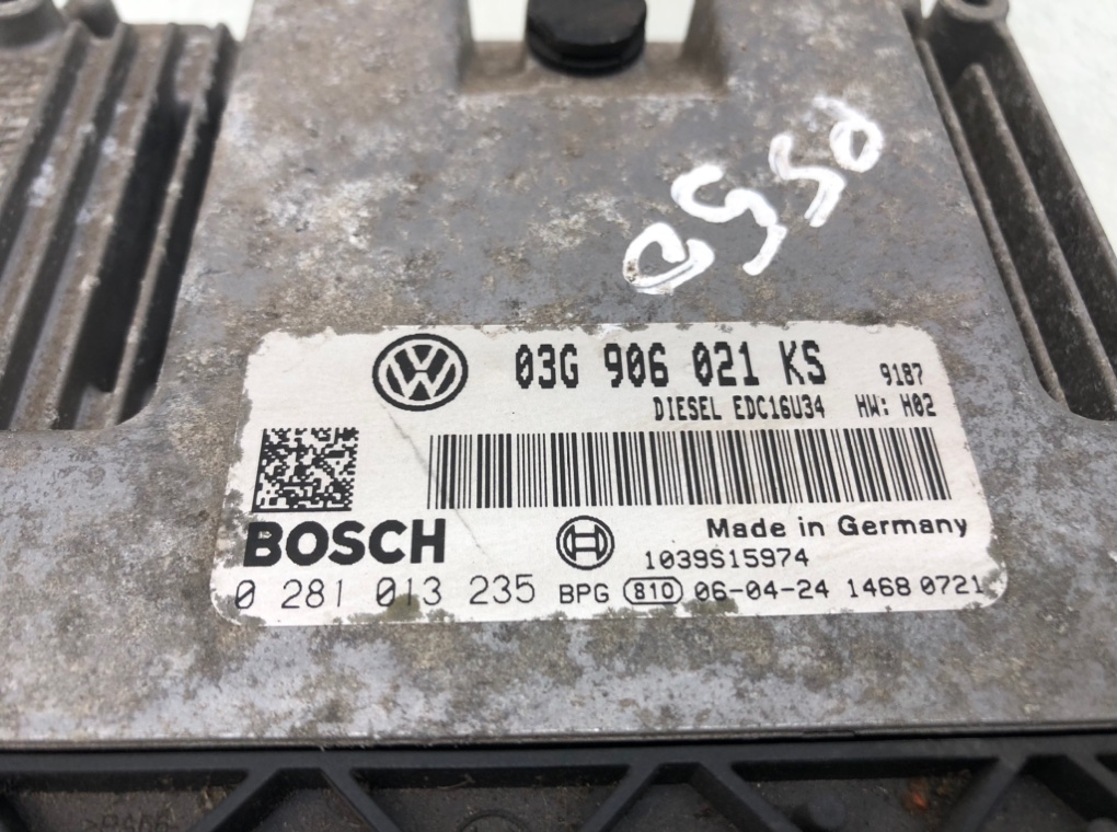 Блок управления двигателем для Volkswagen Golf Plus, 2006 г. 2.0 TDi дизель б/у — фото 5