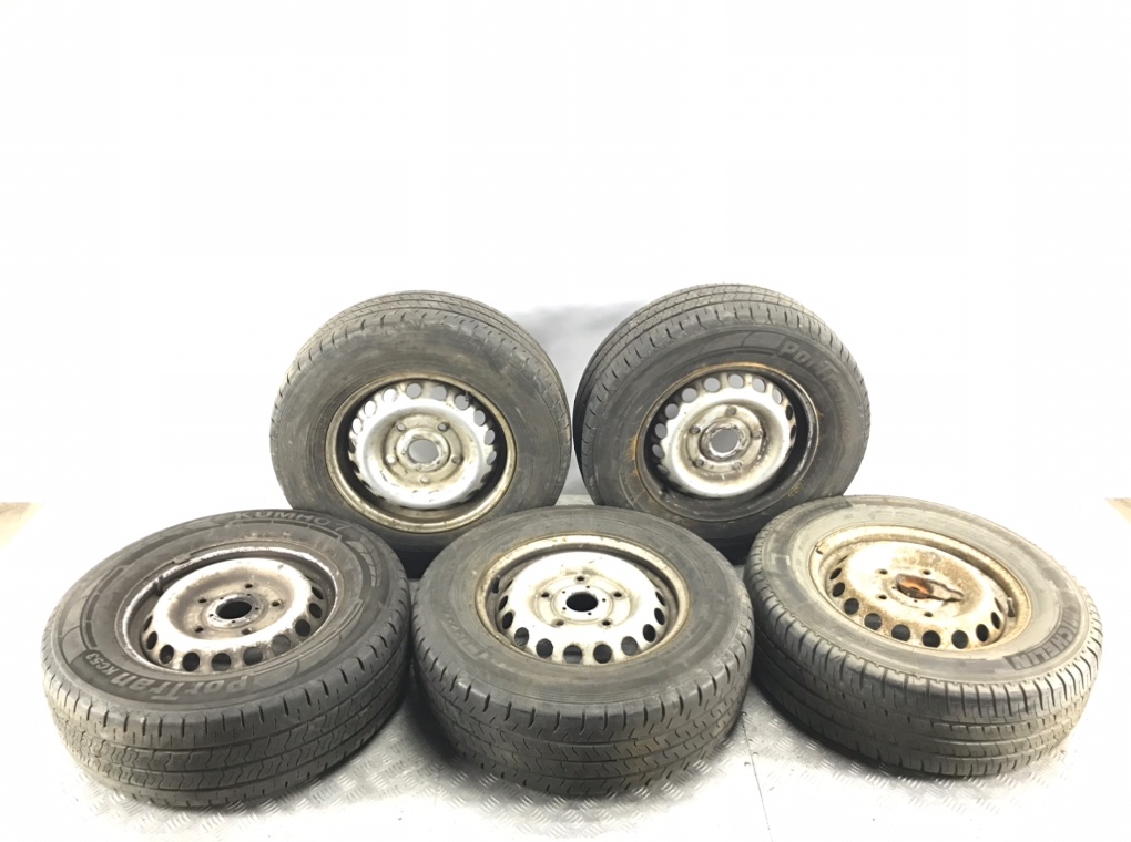 Диски штампованные R16 для Ford Transit (6.5Jx16 5x160 ET60 DIA65.1) б/у — 5 шт.