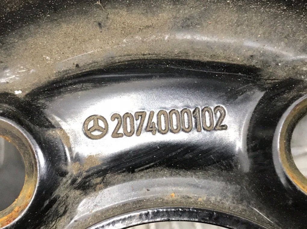 Колесо запасное (таблетка) для Mercedes E C207, 2013 г. 2.2 CDi дизель б/у — фото 10