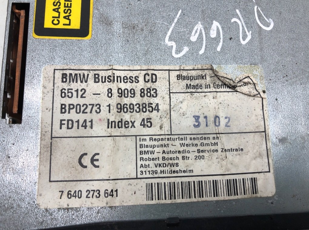Магнитола для BMW 3 E46, 2001 г. 2.5 i бензин б/у — фото 5