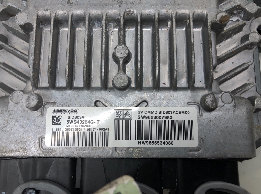 Блок управления двигателем для Peugeot 407, 2006 г. 2.0 HDi дизель б/у — фото 5