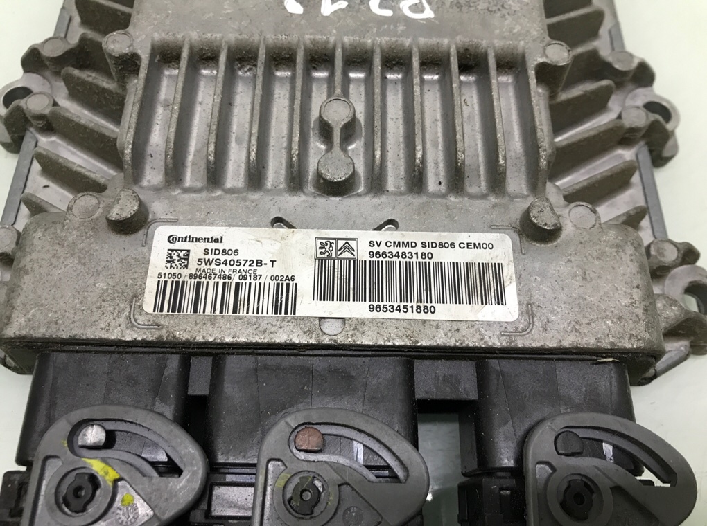 Блок управления двигателем для Citroen C2, 2009 г. 1.4 HDi дизель б/у — фото 6