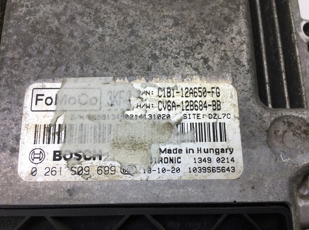Блок управления двигателем для Ford Fiesta, 2013 г. 1.0 i бензин б/у — фото 5