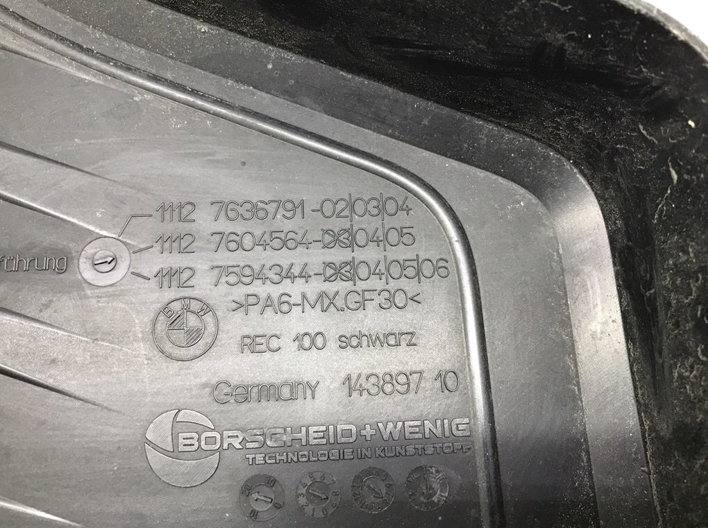 Декоративная крышка двигателя для BMW X3 F25, 2014 г. 2.0 i бензин б/у — фото 5