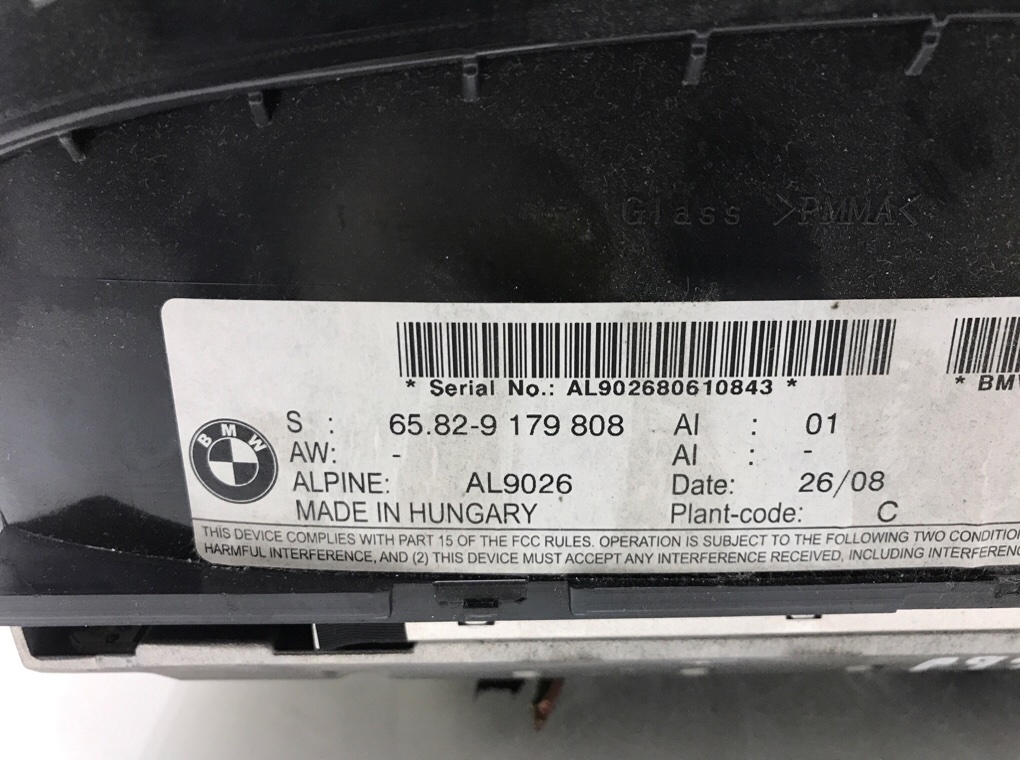 Дисплей для BMW 3 E90/E91/E92/E93, 2008 г. 2.0 TD дизель б/у — фото 5