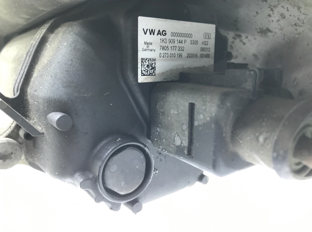 Рулевая рейка для Audi A3, 2009 г. 1.9 TDi дизель б/у — фото 7