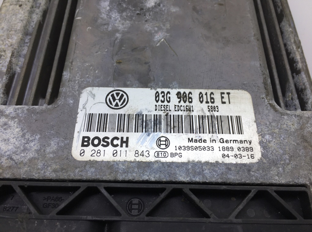 Блок управления двигателем для Volkswagen Golf, 2004 г. 2.0 TDi дизель б/у — фото 5