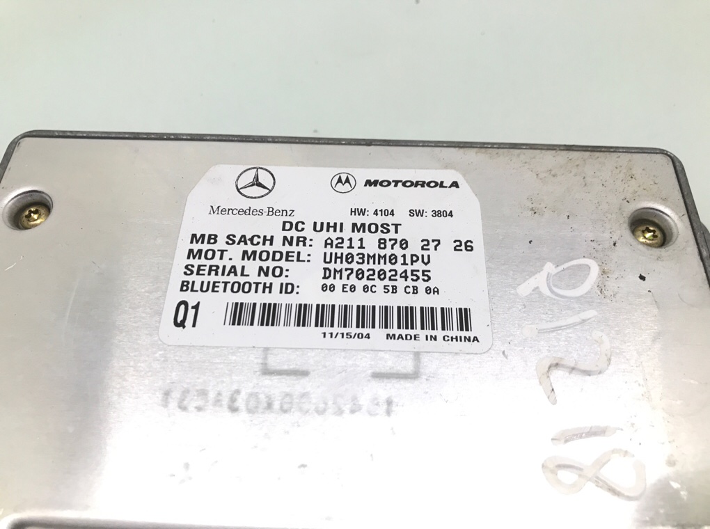 Блок управления телефоном для Mercedes C W203, 2004 г. 1.8 i бензин б/у — фото 5