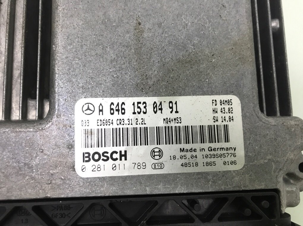 Блок управления двигателем для Mercedes Vito W639, 2004 г. 2.2 CDi дизель б/у — фото 5