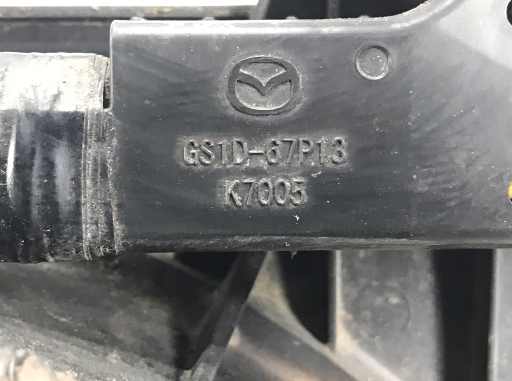 Вентилятор радиатора для Mazda 6, 2008 г. 2.0 TD дизель б/у — фото 5