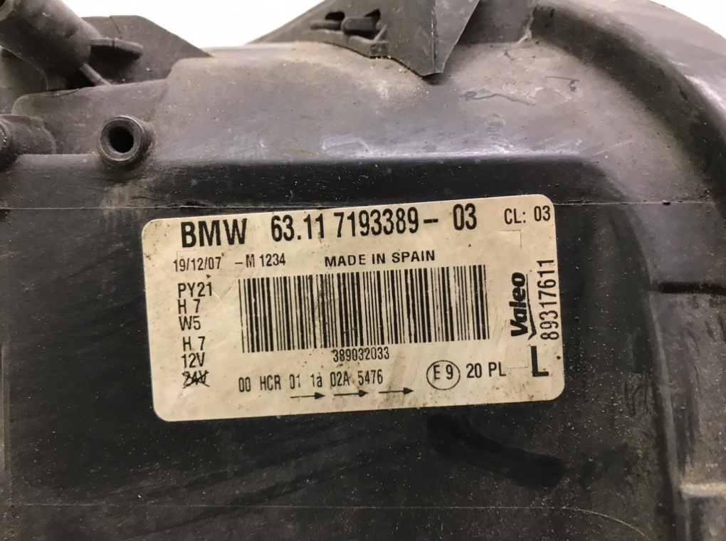Фара левая для BMW 1 E87/E81/E82/E88, 2008 г. 2.0 TD дизель б/у — фото 6