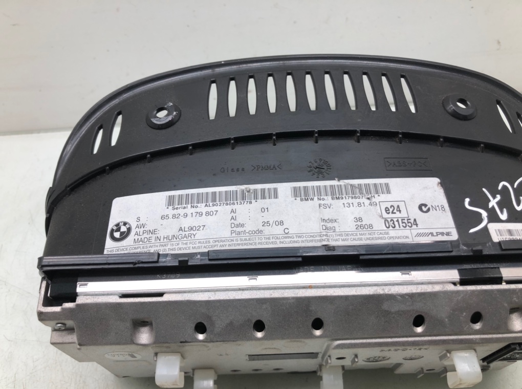 Дисплей для BMW 3 E90/E91/E92/E93, 2008 г. 2.0 TD дизель б/у — фото 5