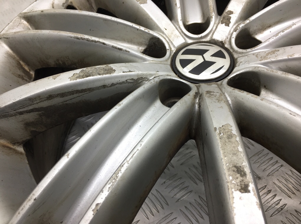 Диски литые R18 для Volkswagen Tiguan (7.0Jx18 5x112 ET43 DIA57.1) б/у — 4 шт. — фото 13