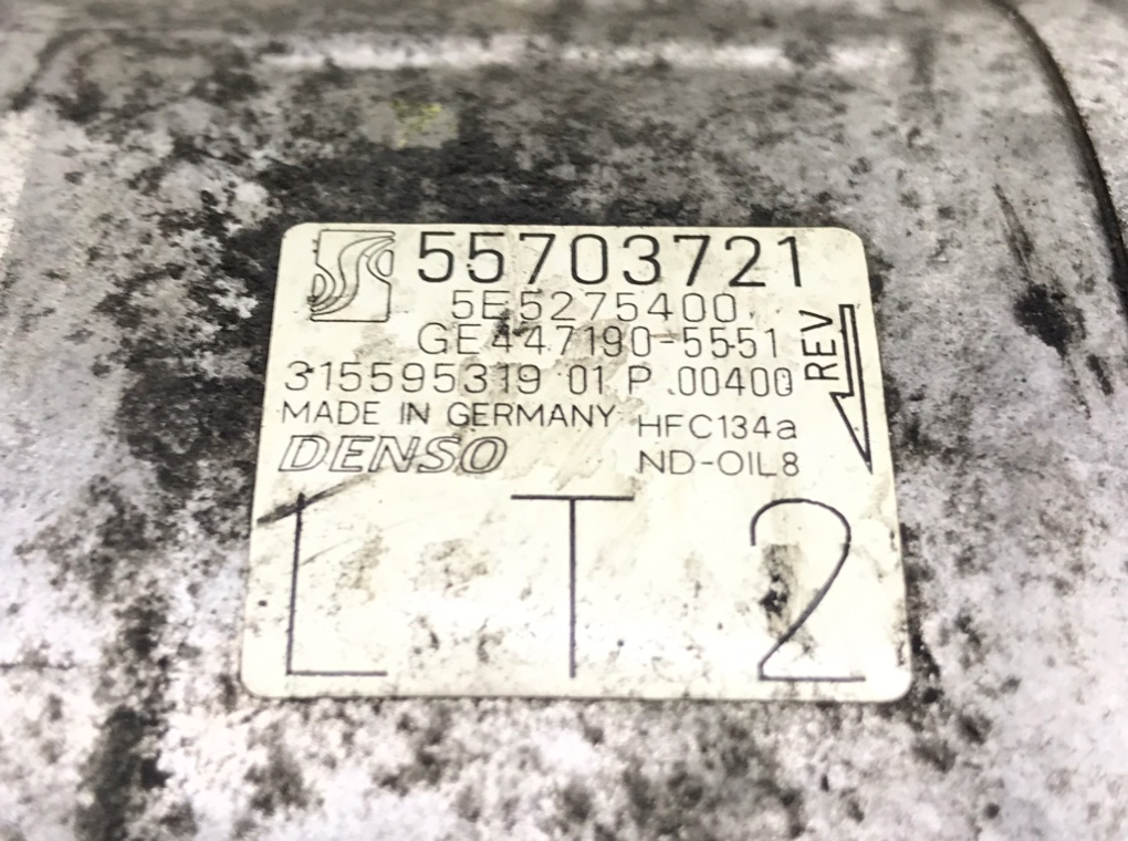 Компрессор кондиционера для Opel Corsa, 2012 г. 1.3 CDTi дизель б/у — фото 6