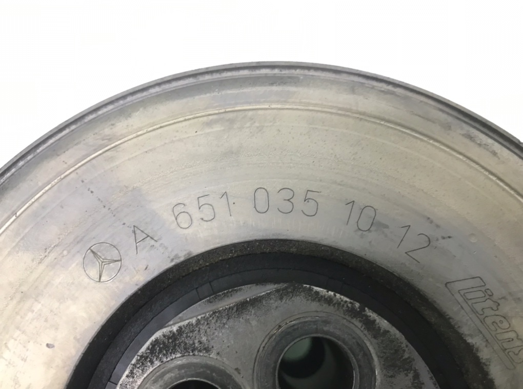 Шкив коленвала для Mercedes C W204, 2011 г. 2.2 CDi дизель б/у — фото 5