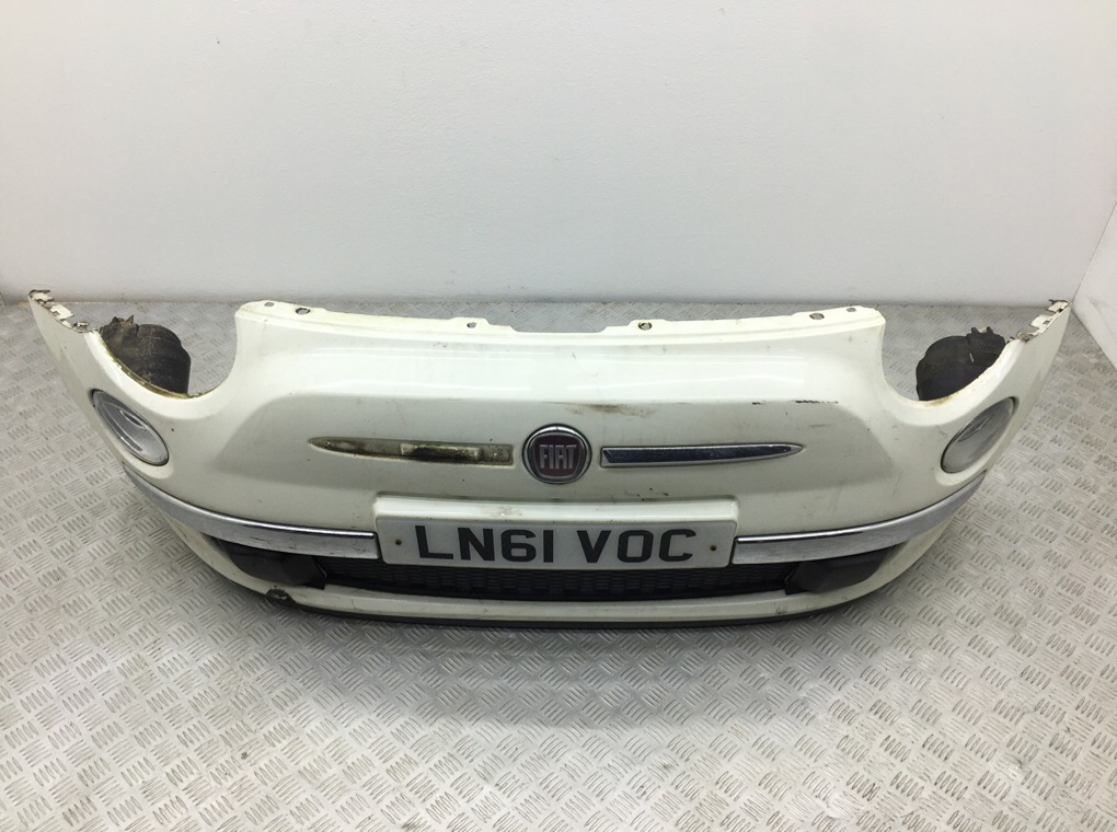 Бампер передний для Fiat 500, 2011 г. 0.9 Ti бензин б/у — фото 2