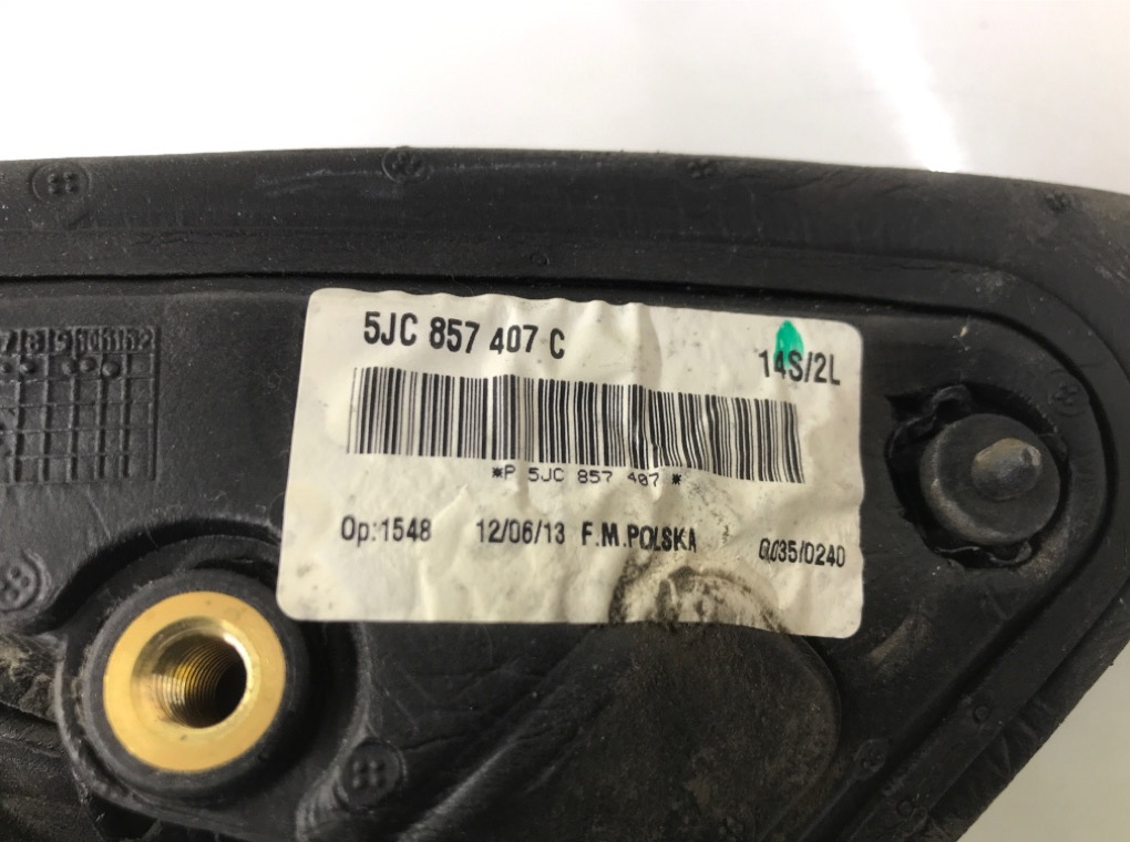 Зеркало наружное левое для Skoda Rapid, 2013 г. 1.2 TSI бензин б/у — фото 6