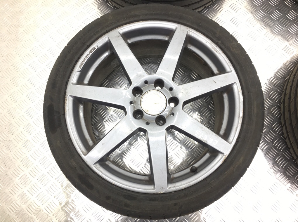 Диски литые R18 для Mercedes-Benz C (8.0Jx18 5x112 ET50 DIA66.6) б/у — 4 шт. — фото 4