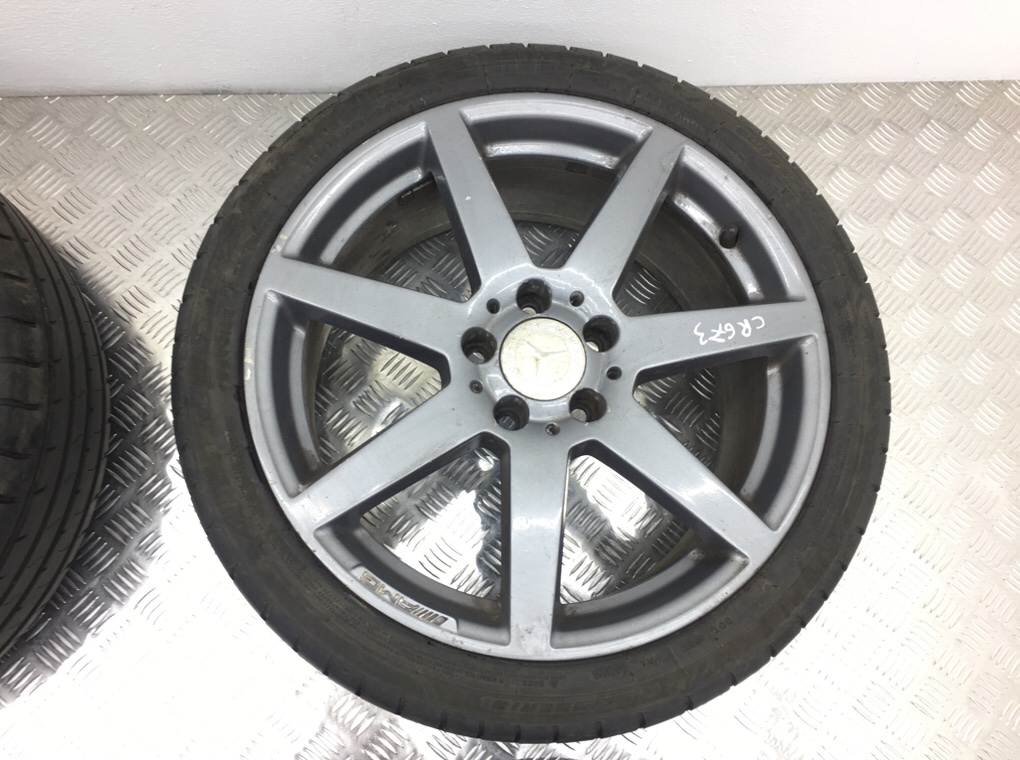 Диски литые R18 для Mercedes-Benz C (8.0Jx18 5x112 ET50 DIA66.6) б/у — 4 шт. — фото 6