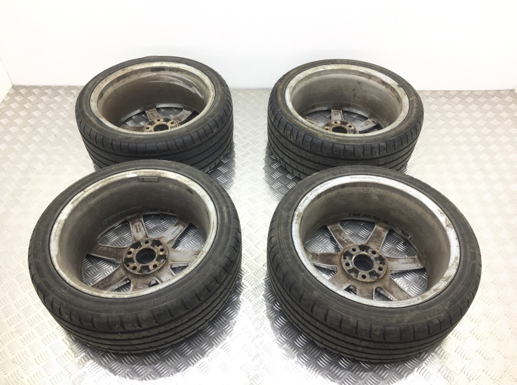 Диски литые R18 для Mercedes-Benz C (8.0Jx18 5x112 ET50 DIA66.6) б/у — 4 шт. — фото 7