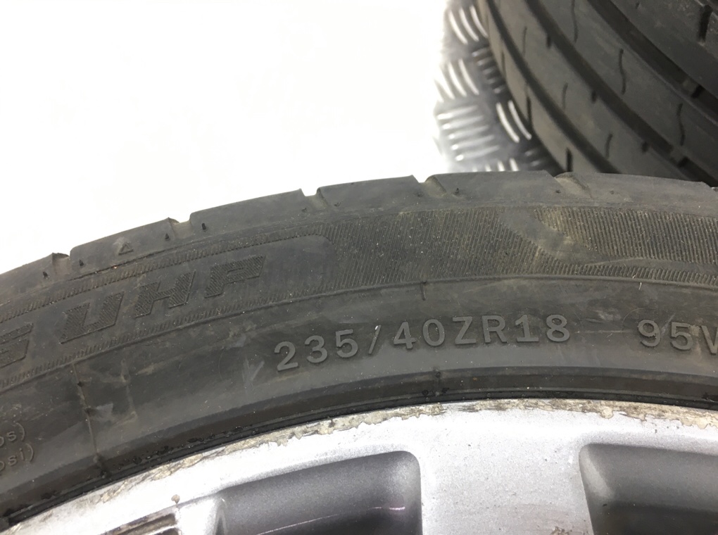 Диски литые R18 для Mercedes-Benz C (8.0Jx18 5x112 ET50 DIA66.6) б/у — 4 шт. — фото 21