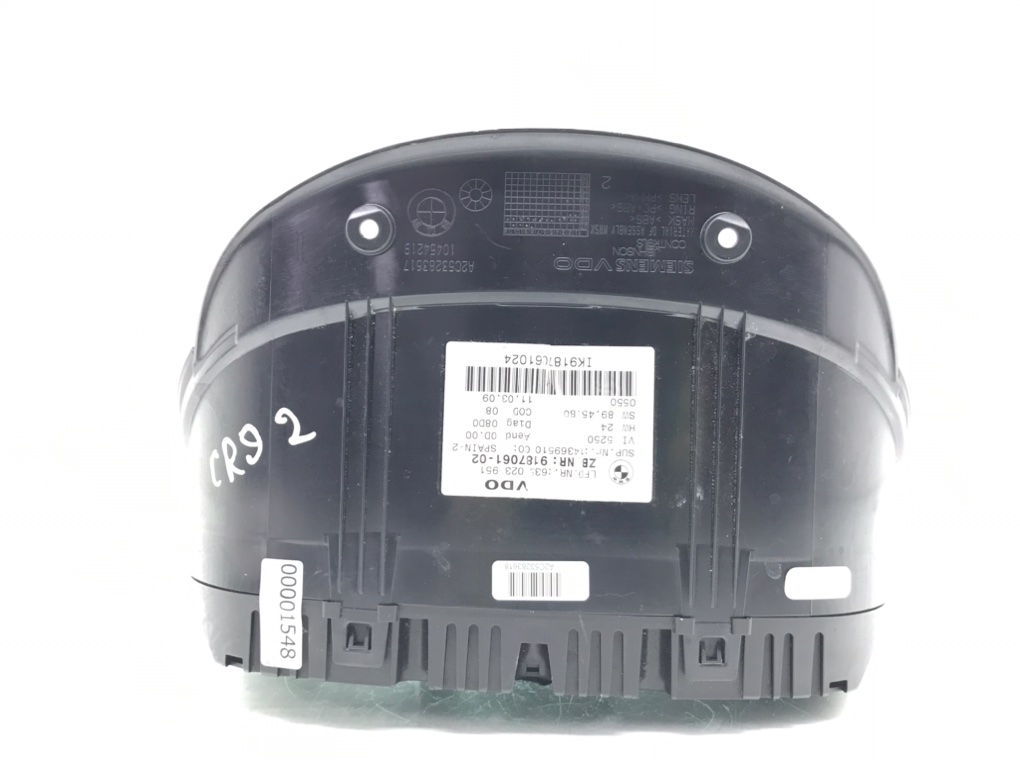 Щиток приборов (приборная панель) для BMW 3 E90/E91/E92/E93, 2009 г. 2.0 TD дизель б/у — фото 3
