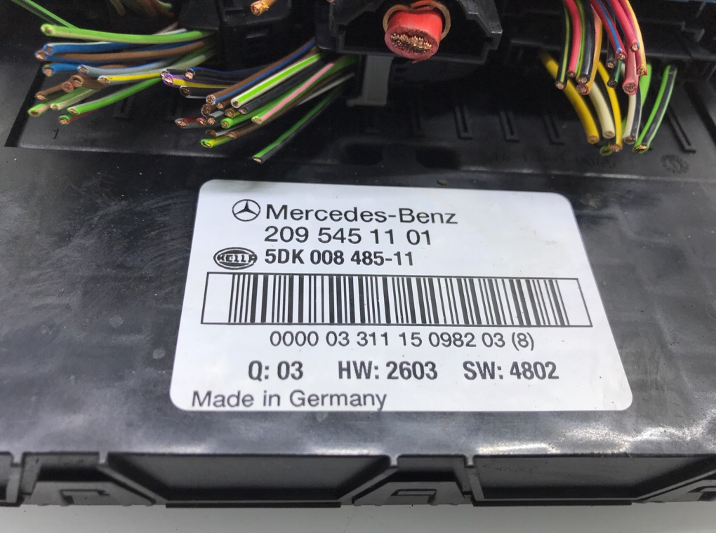 Блок предохранителей для Mercedes CLK W209, 2004 г. 1.8 i бензин б/у — фото 5