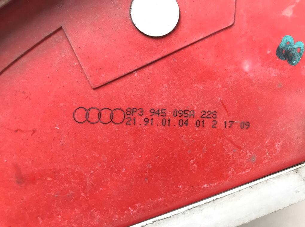 Фонарь задний левый для Audi A3, 2009 г. 1.6 i бензин б/у — фото 5