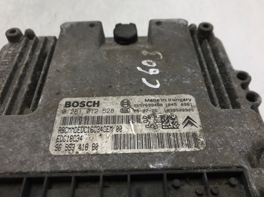 Блок управления двигателем для Peugeot 206, 2006 г. 1.4 HDi дизель б/у — фото 5