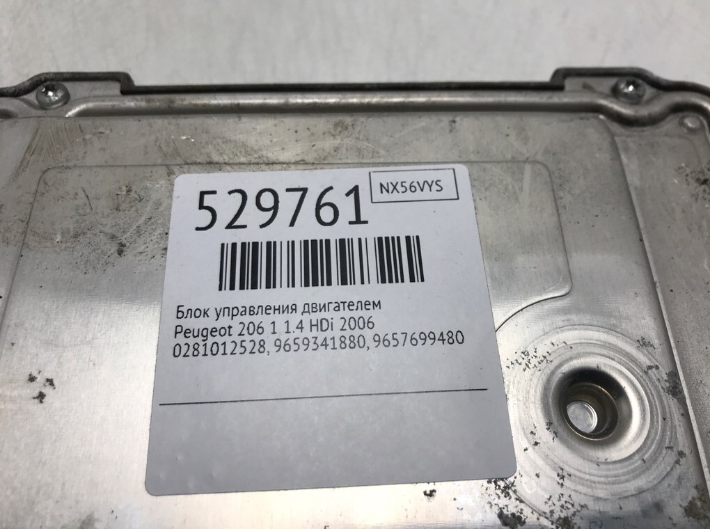 Блок управления двигателем для Peugeot 206, 2006 г. 1.4 HDi дизель б/у — фото 6