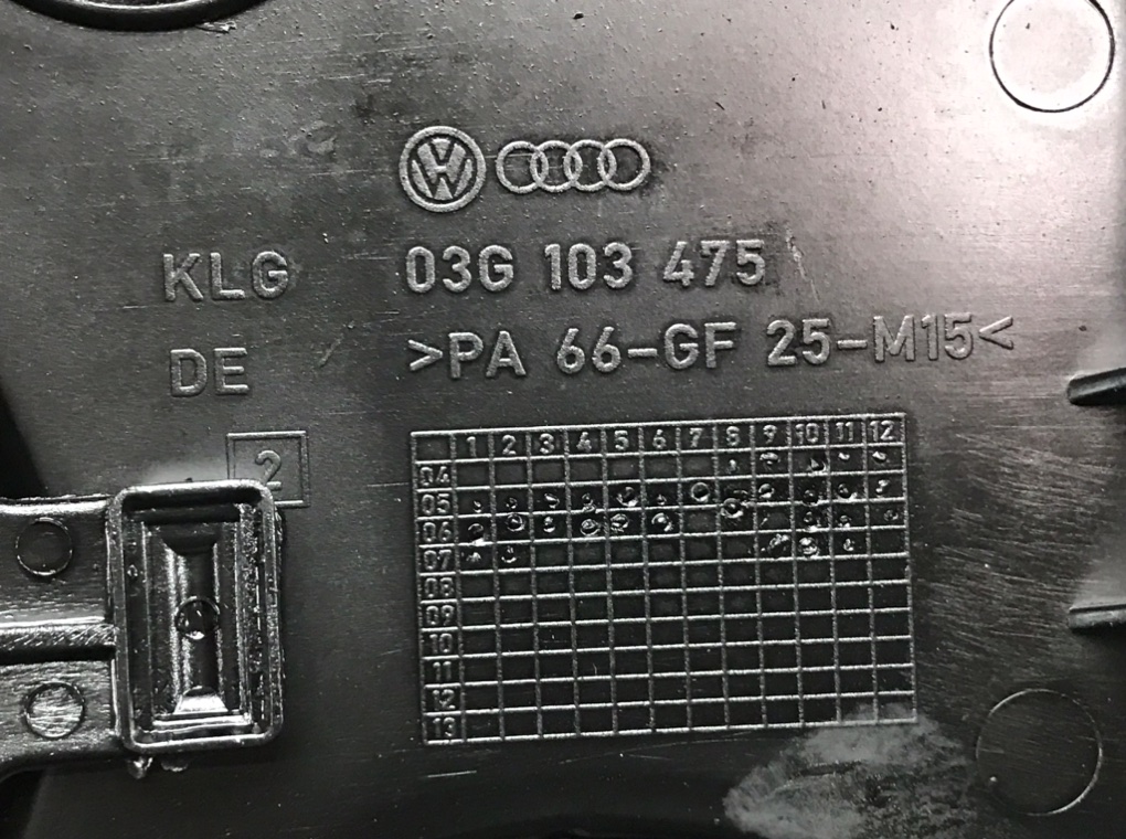 Клапанная крышка для Volkswagen Passat, 2008 г. 2.0 TDi дизель б/у — фото 6