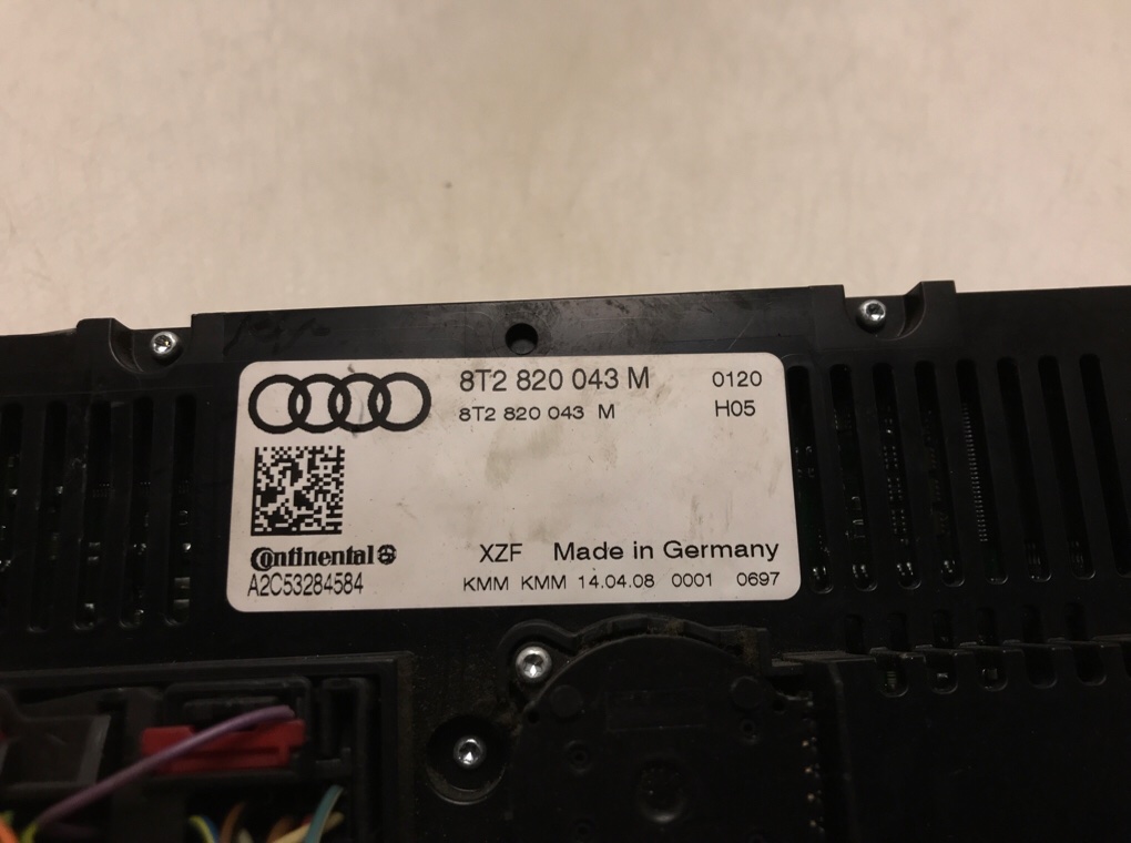 Блок управления печки/климат-контроля для Audi A4, 2008 г. 2.0 TDi дизель б/у — фото 5