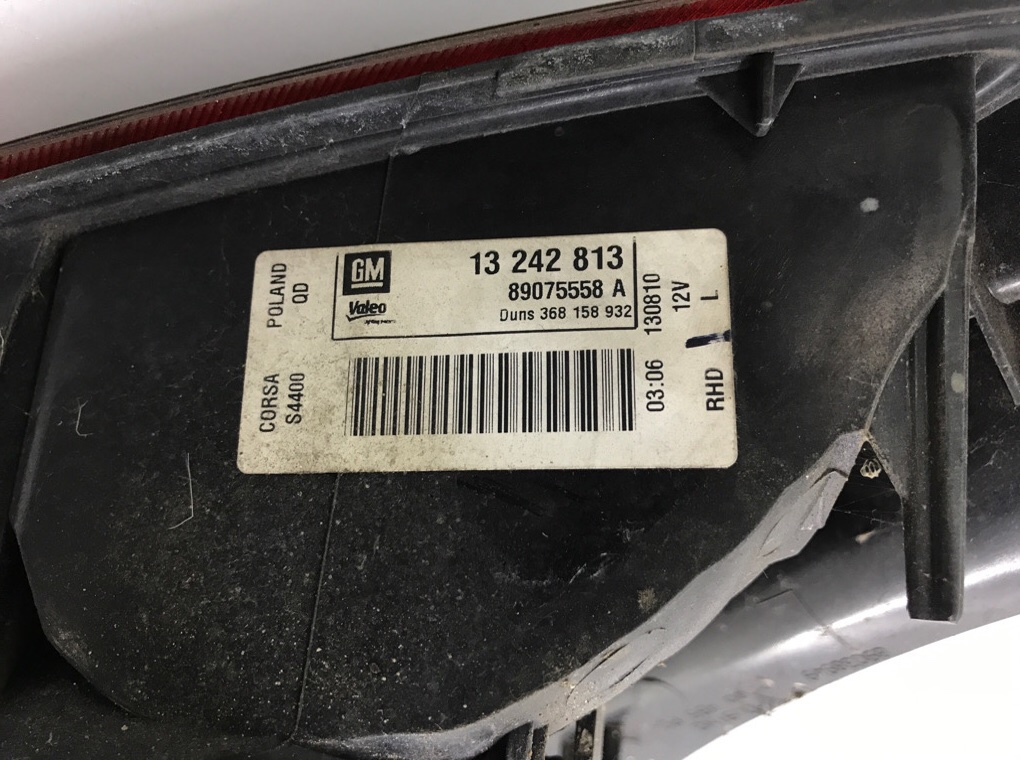 Фонарь задний левый для Opel Corsa, 2010 г. 1.2 i бензин б/у — фото 5