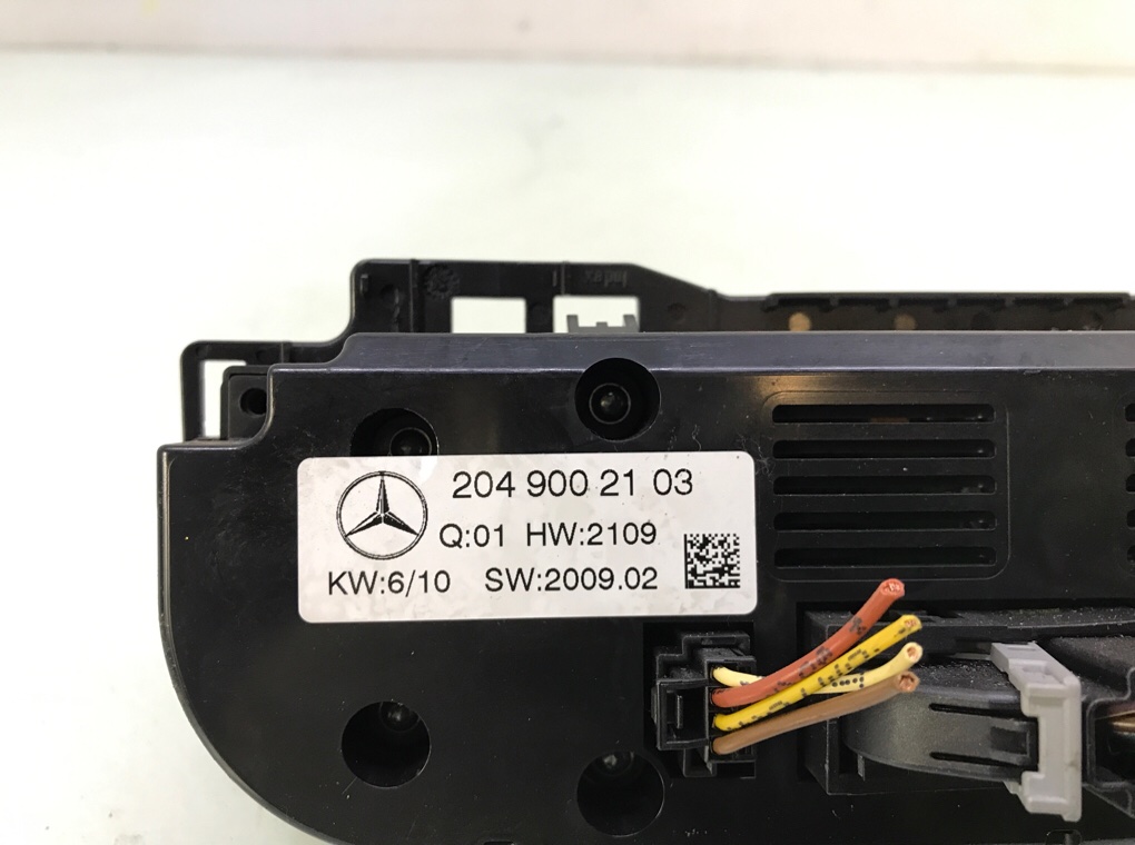 Блок управления печки/климат-контроля для Mercedes C W204, 2010 г. 2.2 CDi дизель б/у — фото 5