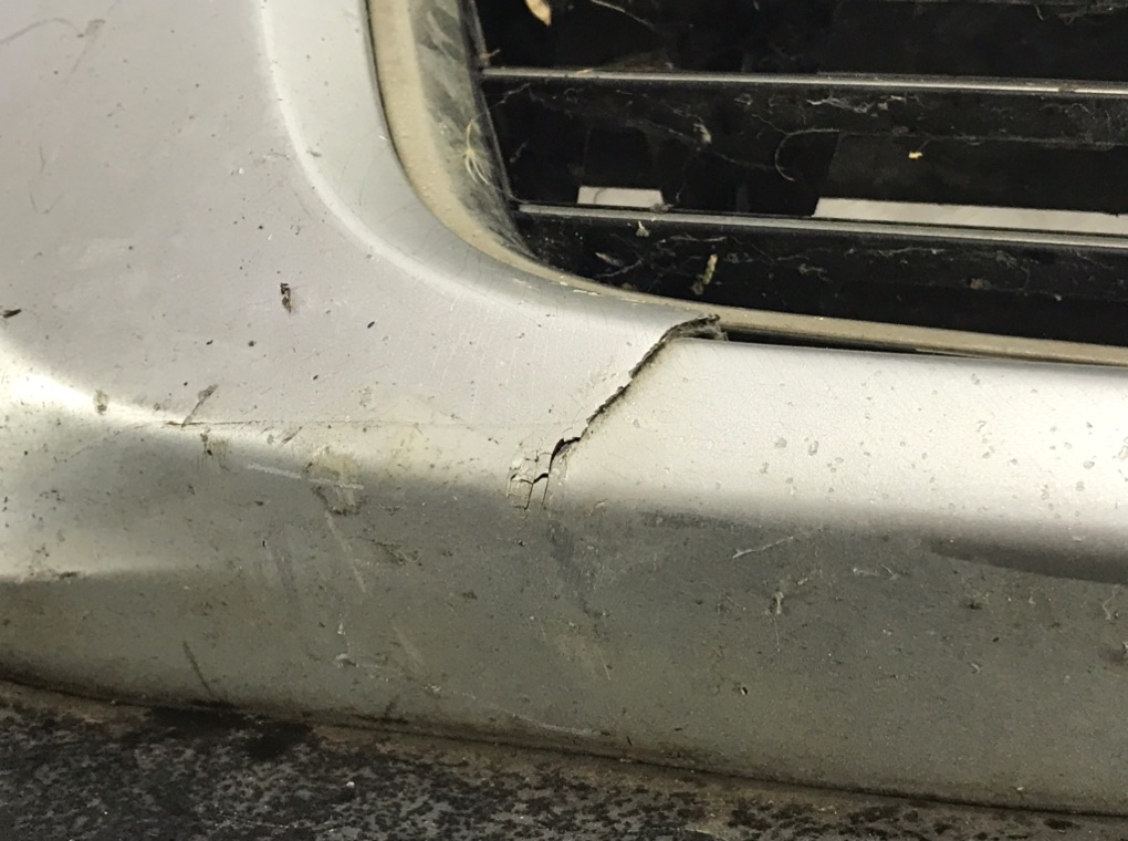 Бампер передний для Opel Astra, 2008 г. 1.7 CDTi дизель б/у — фото 3