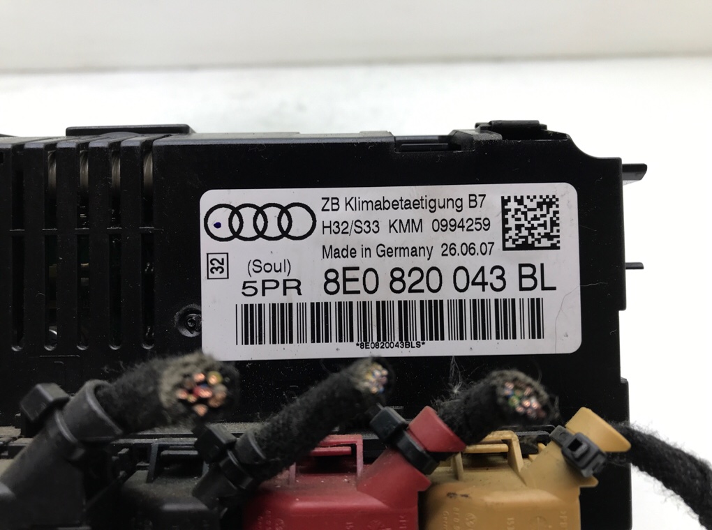 Блок управления печки/климат-контроля для Audi A4, 2007 г. 2.0 TDi дизель б/у — фото 5