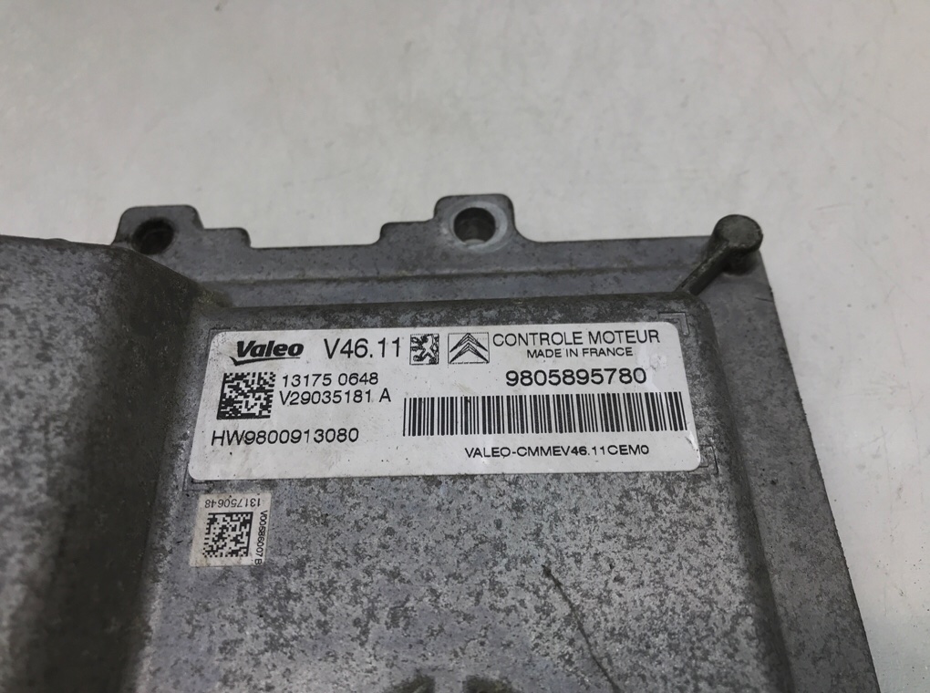 Блок управления двигателем для Citroen C3, 2013 г. 1.0 i бензин б/у — фото 5