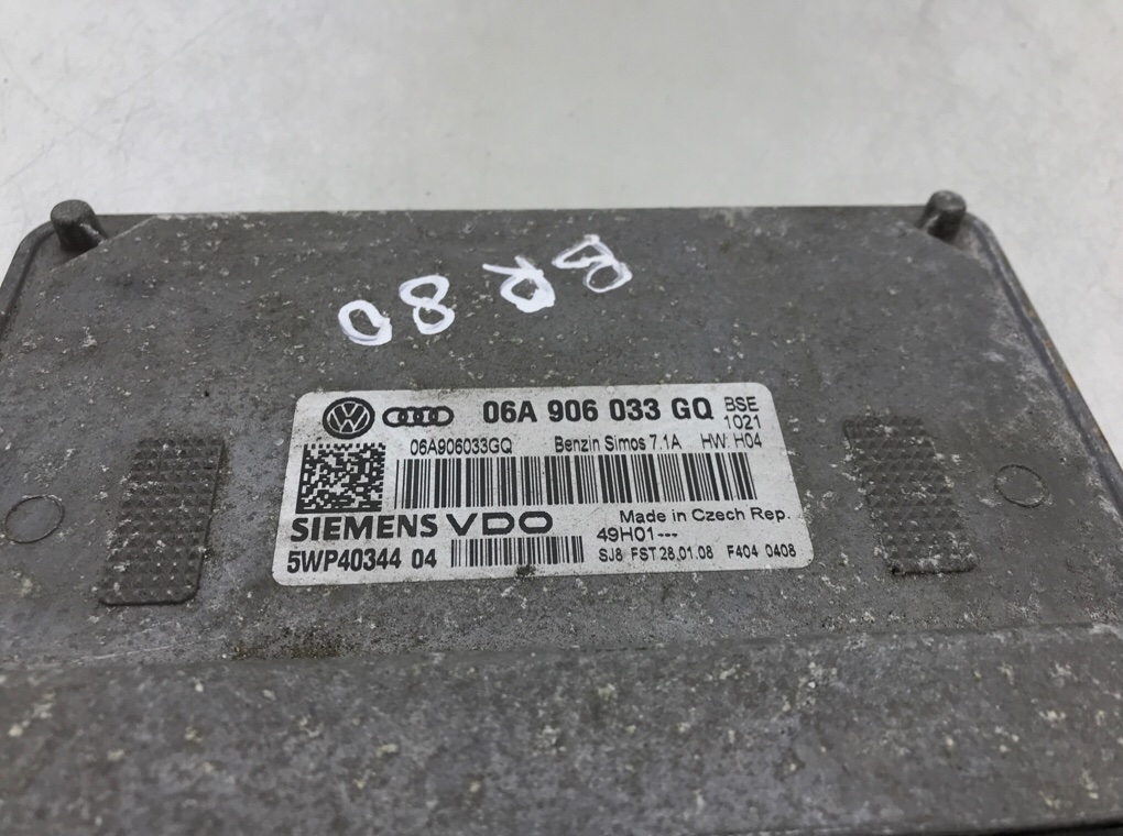 Блок управления двигателем для Audi A3, 2008 г. 1.6 i бензин б/у — фото 5
