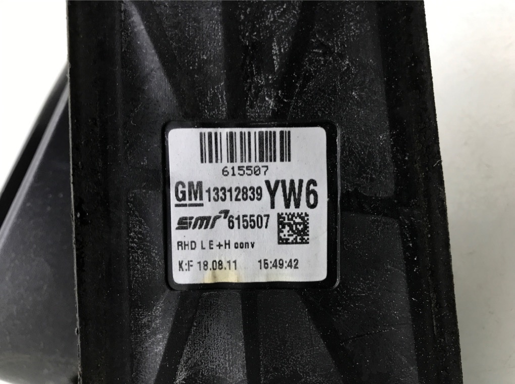 Зеркало наружное левое для Opel Zafira, 2011 г. 1.7 CDTi дизель б/у — фото 6