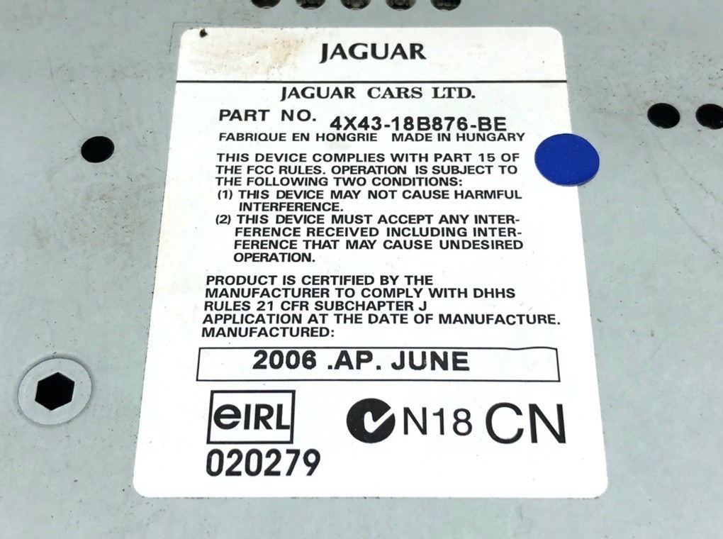 Магнитола для Jaguar X-Type, 2006 г. 2.2 TDCi дизель б/у — фото 5