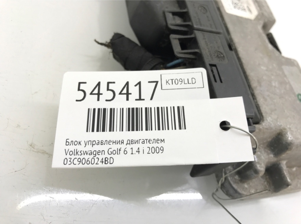 Блок управления двигателем для Volkswagen Golf, 2009 г. 1.4 i бензин б/у — фото 6