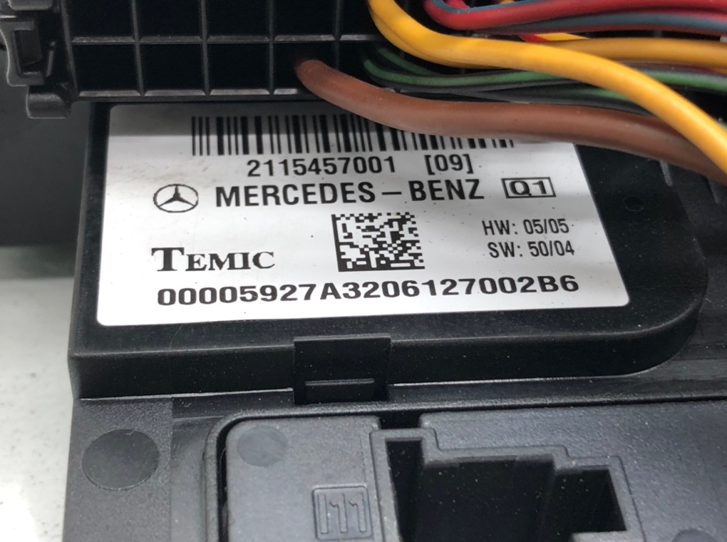 Блок предохранителей для Mercedes CLS W219, 2007 г. 3.0 CDi дизель б/у — фото 5