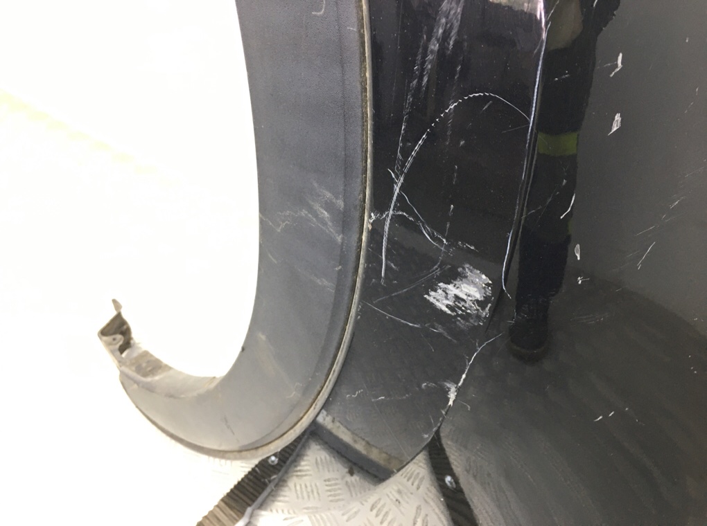 Крыло переднее левое для Kia Sportage, 2013 г. 1.7 CRDi дизель б/у — фото 4