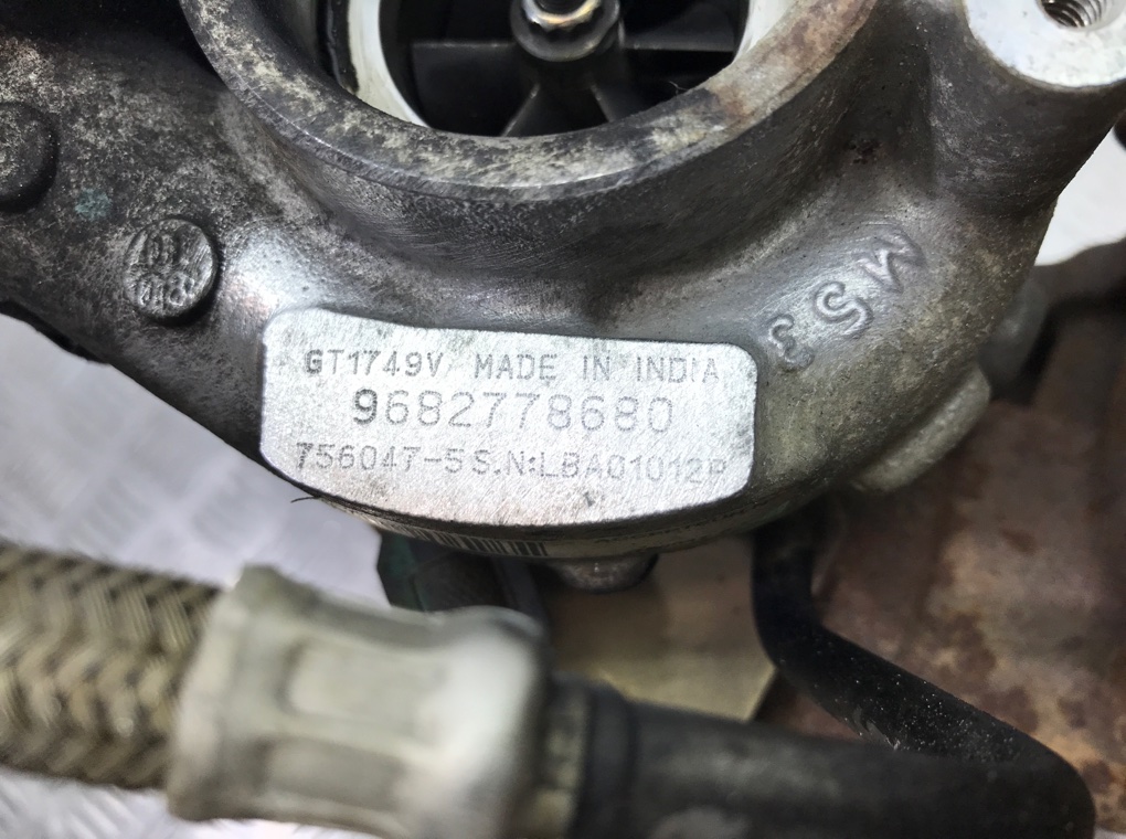 Турбина для Peugeot 307, 2009 г. 2.0 HDi дизель б/у — фото 6
