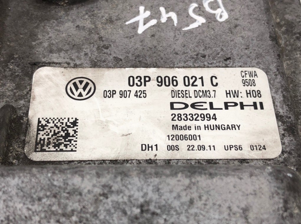 Блок управления двигателем для Volkswagen Polo, 2011 г. 1.2 TDi дизель б/у — фото 5