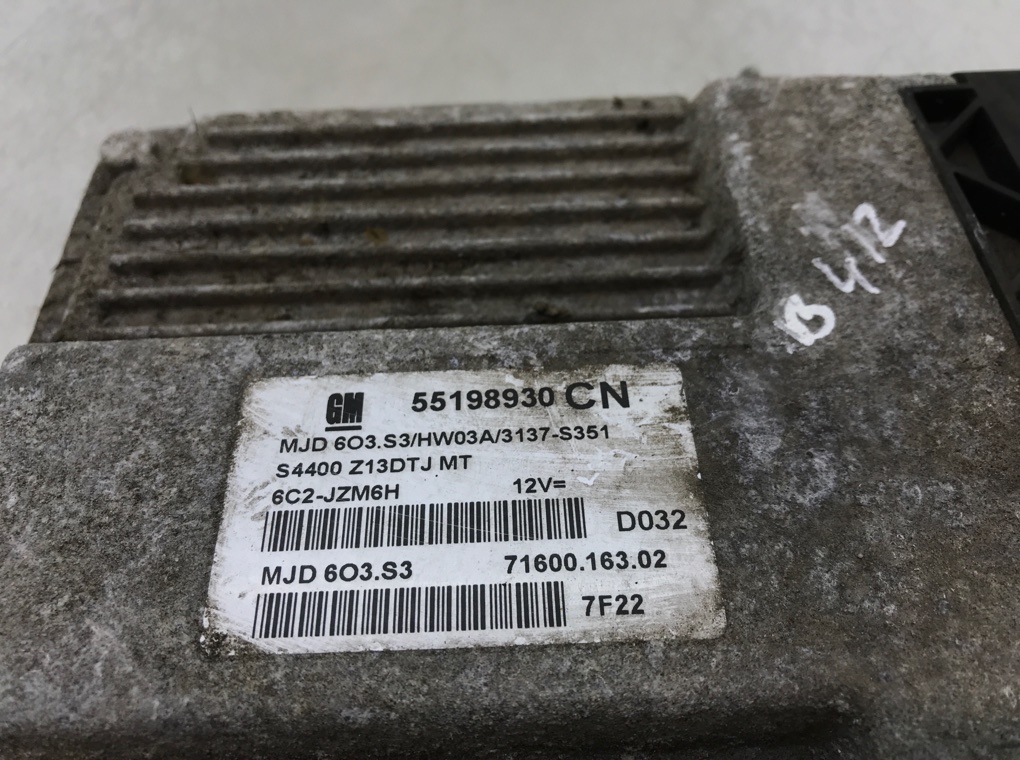 Блок управления двигателем для Opel Corsa, 2007 г. 1.3 CDTi дизель б/у — фото 5