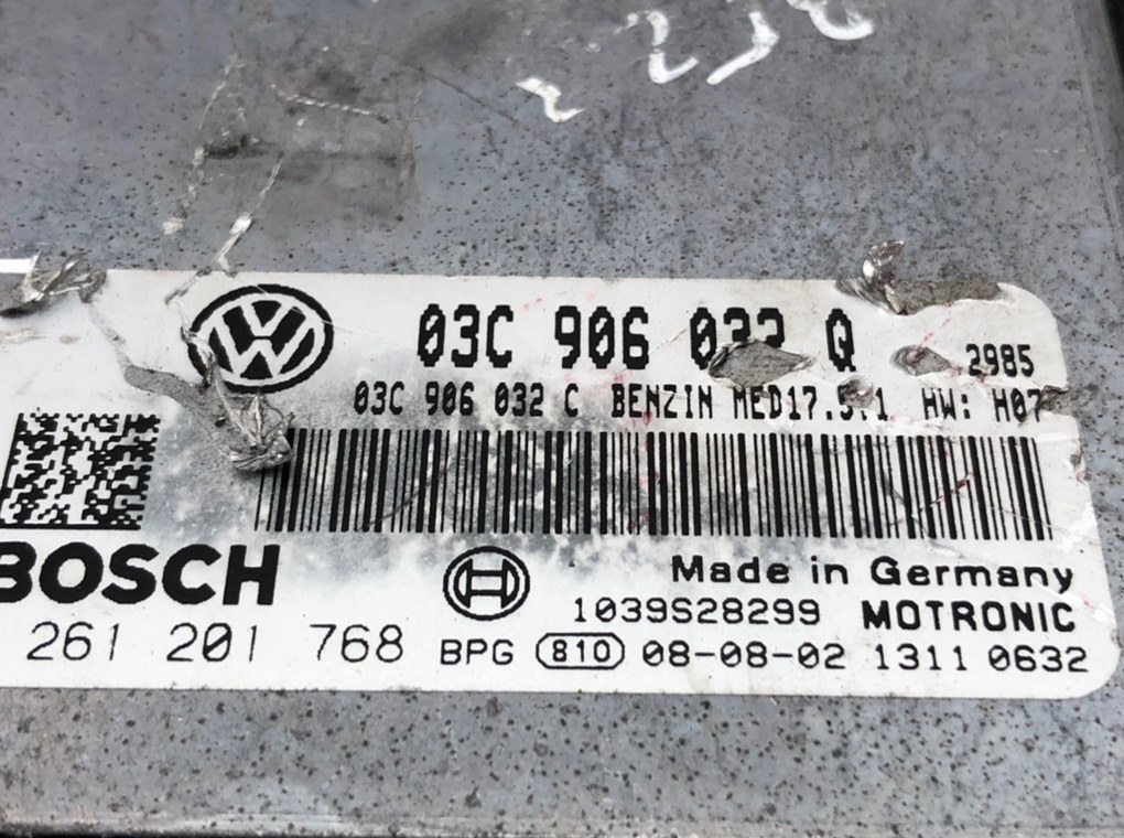 Блок управления двигателем для Volkswagen Golf, 2008 г. 1.4 TSI бензин б/у — фото 5