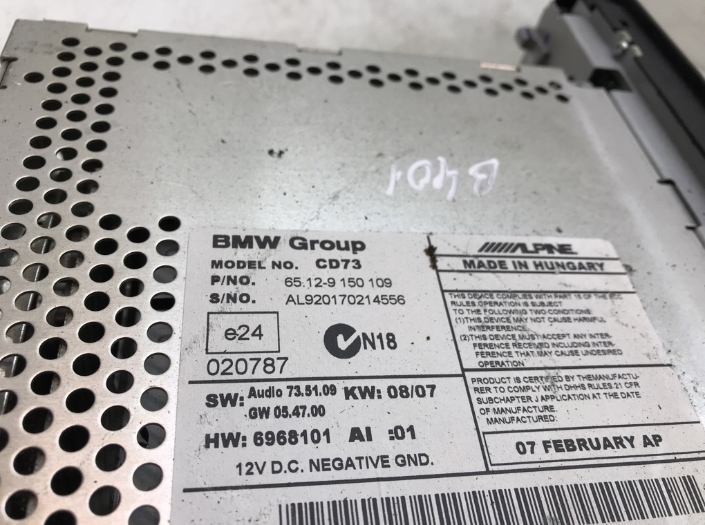 Магнитола для BMW 3 E90/E91/E92/E93, 2007 г. 2.0 TD дизель б/у — фото 5